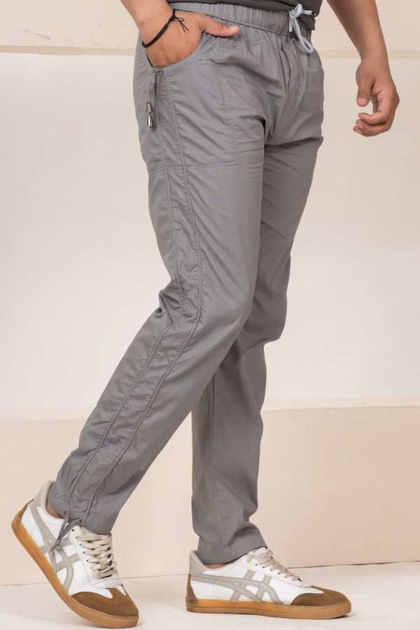 Mens Gray Cotton Payjama