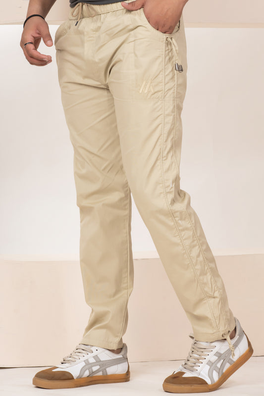 Mens Beige (Cream) Color Cotton Payjama