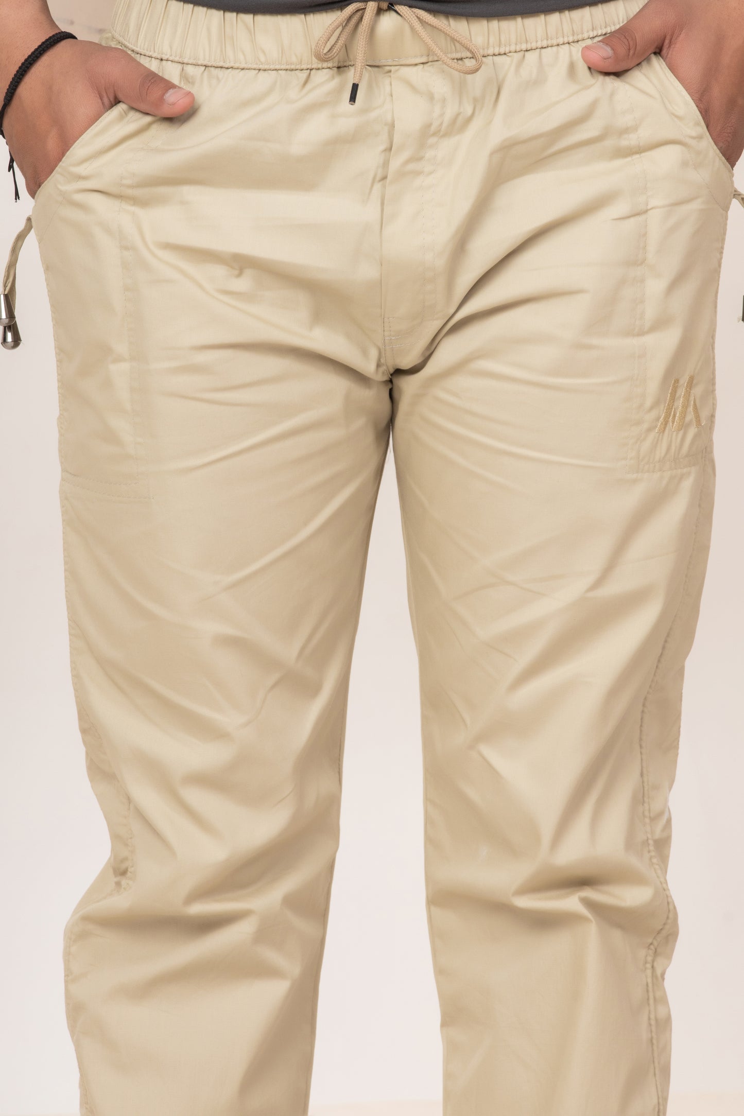 Mens Beige (Cream) Color Cotton Payjama