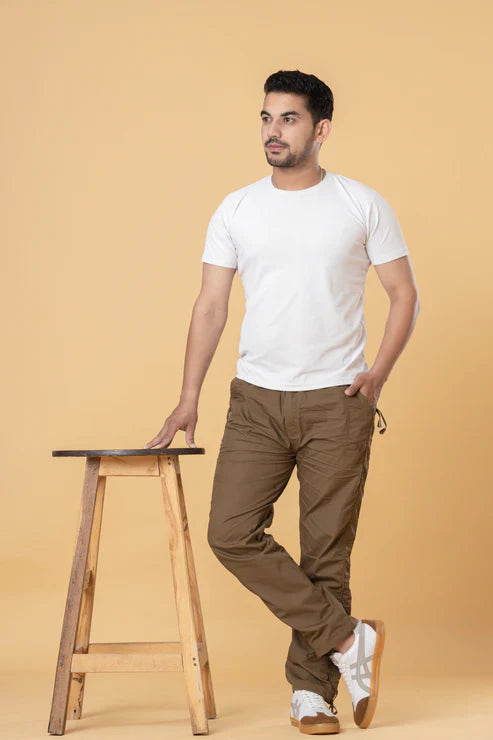 Men’s Brown Cotton Pyjama