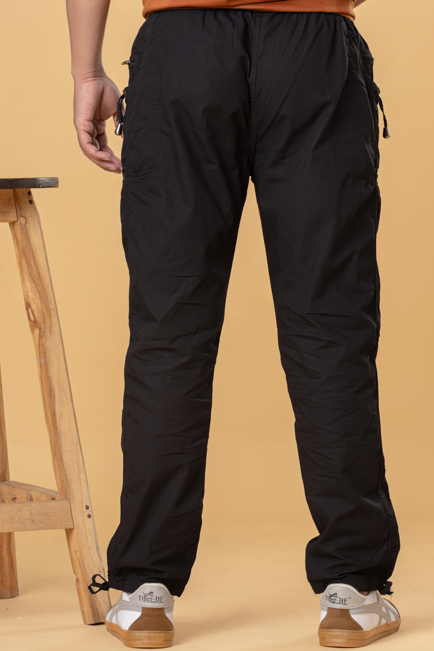 Mens Black Color Cotton Payjama