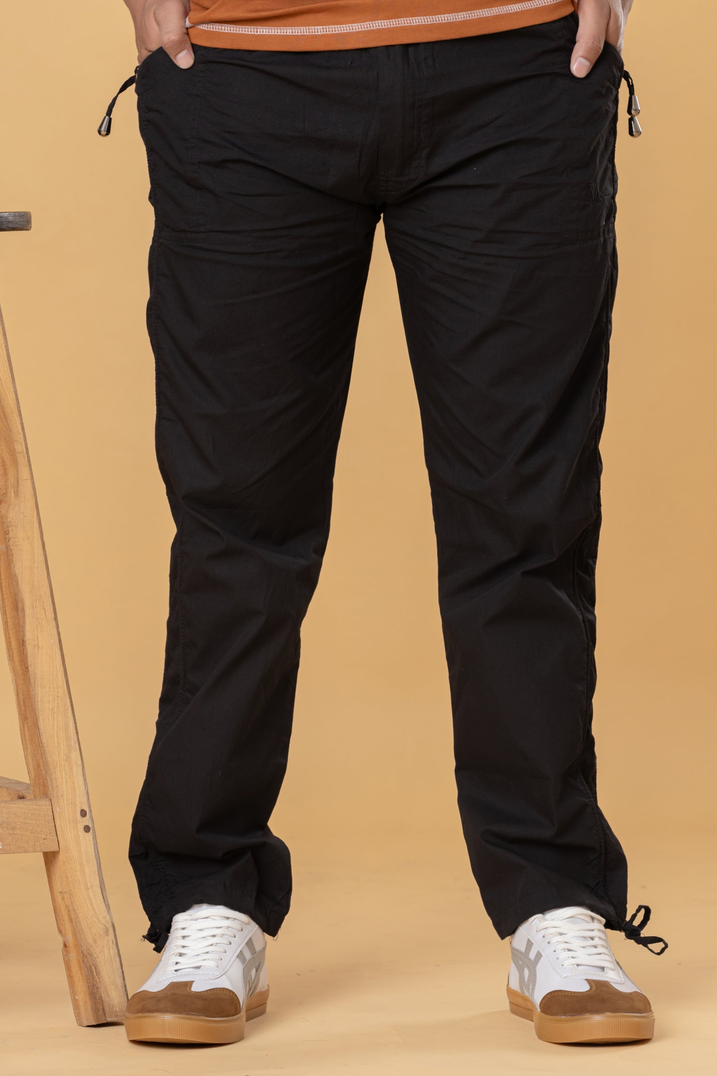 Mens Black Color Cotton Payjama