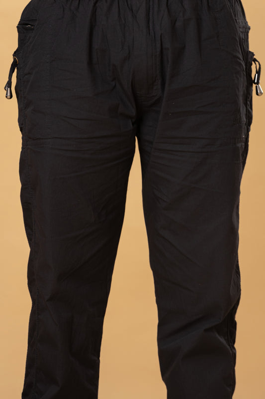 Mens Black Color Cotton Payjama
