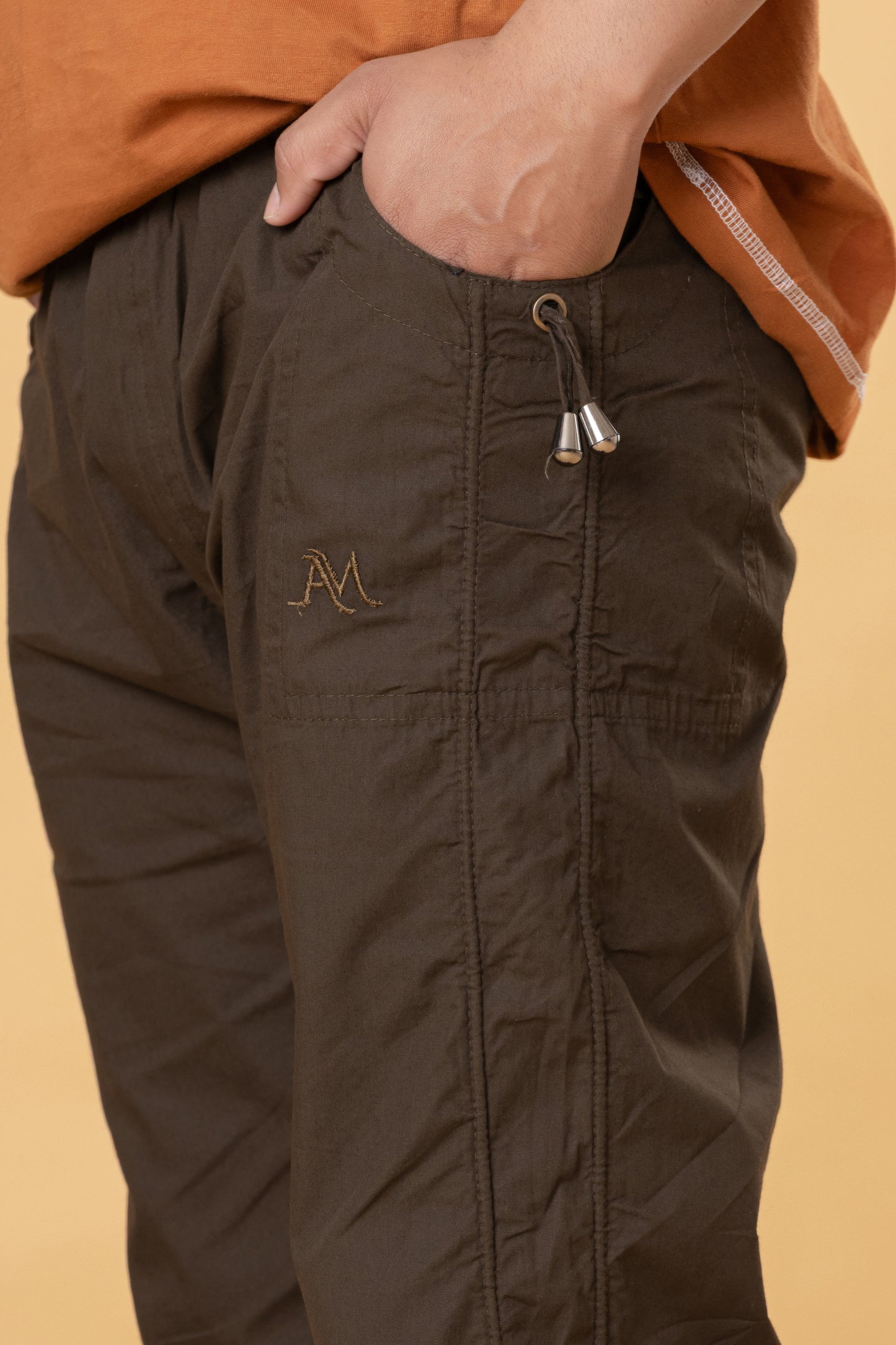 Mens Coffee (brown) Color Cotton Payjama