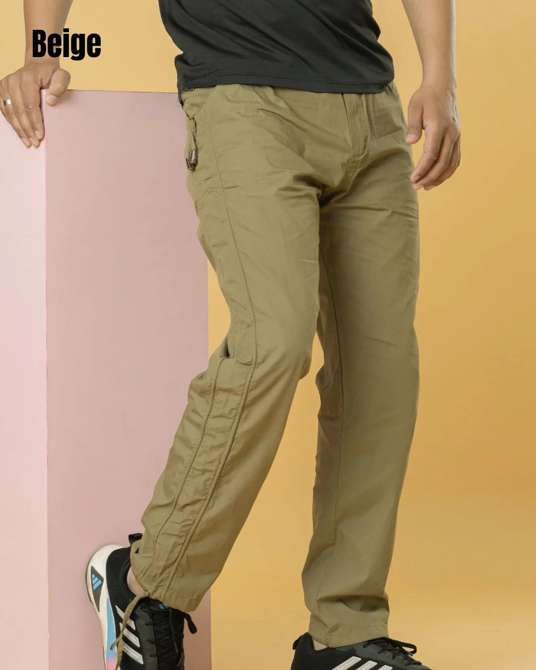 Pick Any 2 Straight-Fit Cotton Pants Combo at 1399