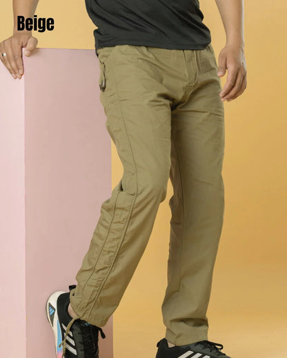 Pick Any 2 Straight-Fit Cotton Pants Combo at 1399