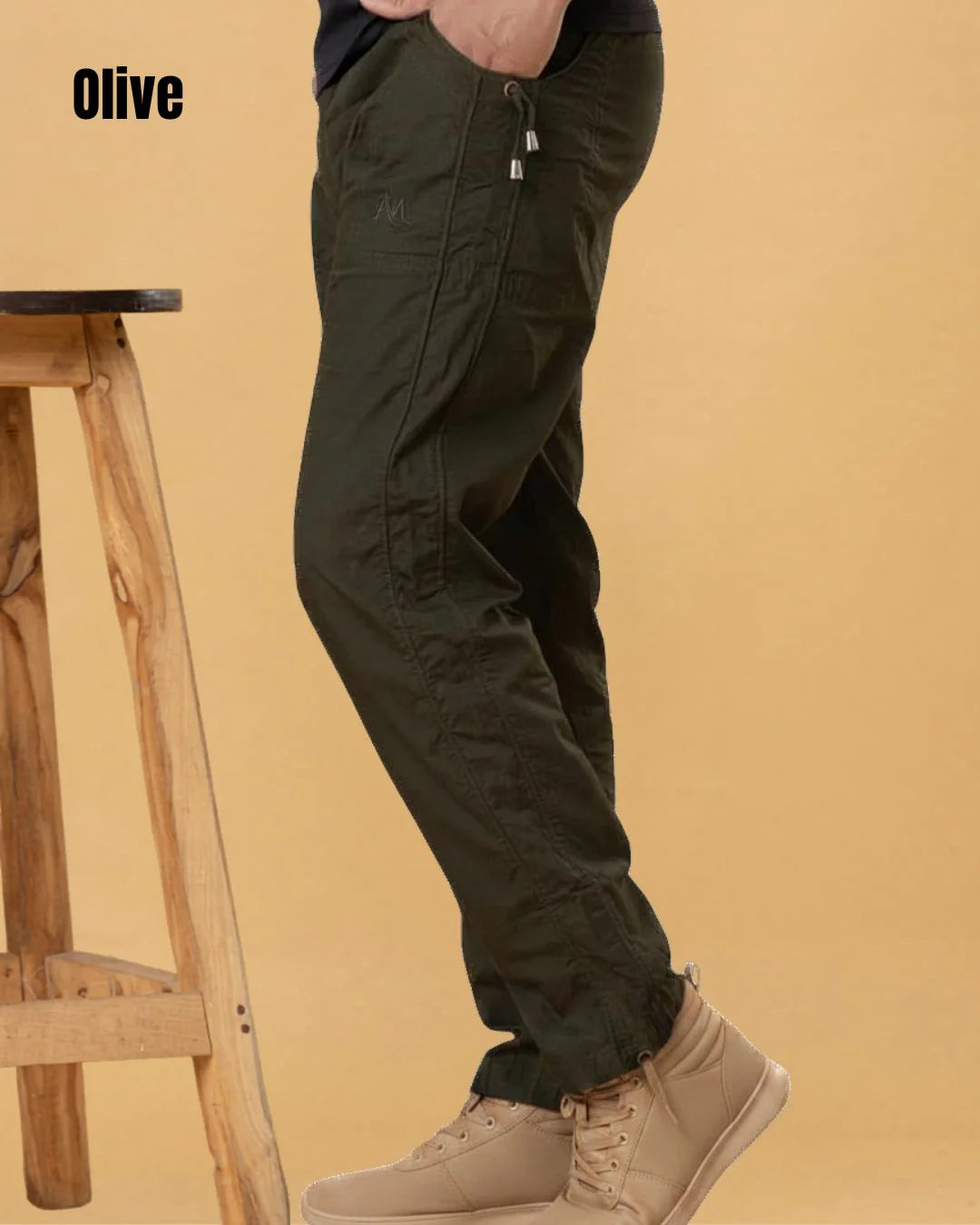 Pick Any 2 Straight-Fit Cotton Pants Combo at 1399