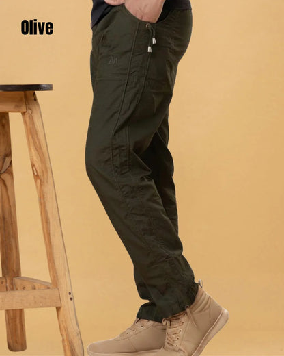 Pick Any 2 Straight-Fit Cotton Pants Combo at 1399