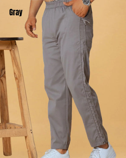 Pick Any 2 Straight-Fit Cotton Pants Combo at 1399